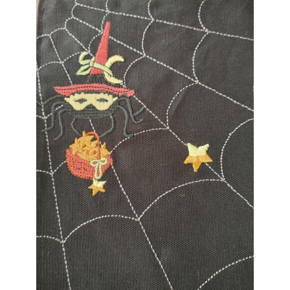 HALLOWEEN 2ea. LONGABERGER  Black Halloween FABRIC Placemats & Napkins NWOT - Picture 7 of 16
